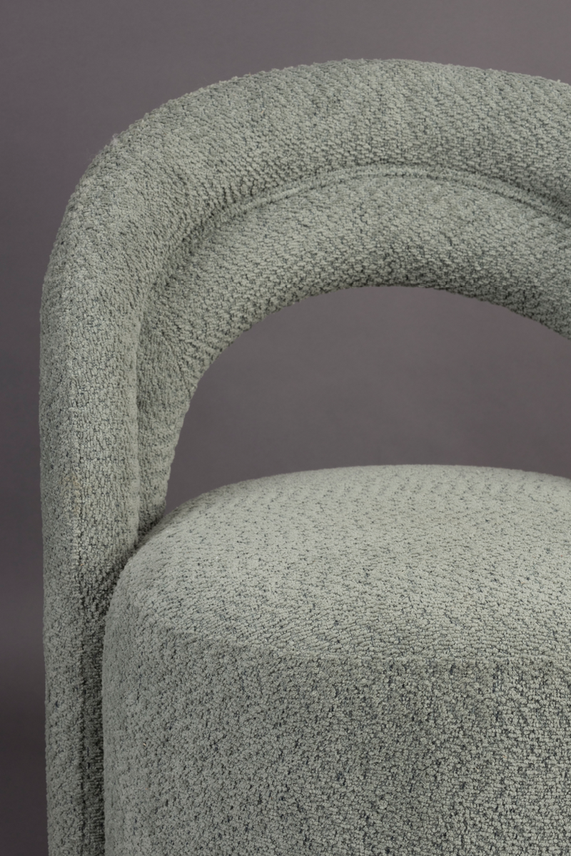 Bouclé Swivel Lounge Chair | Dutchbone Seina | Oroatrade.com