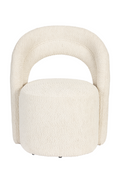 Bouclé Swivel Lounge Chair | Dutchbone Seina | Oroatrade.com