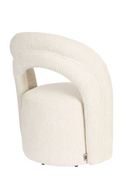 Bouclé Swivel Lounge Chair | Dutchbone Seina | Oroatrade.com