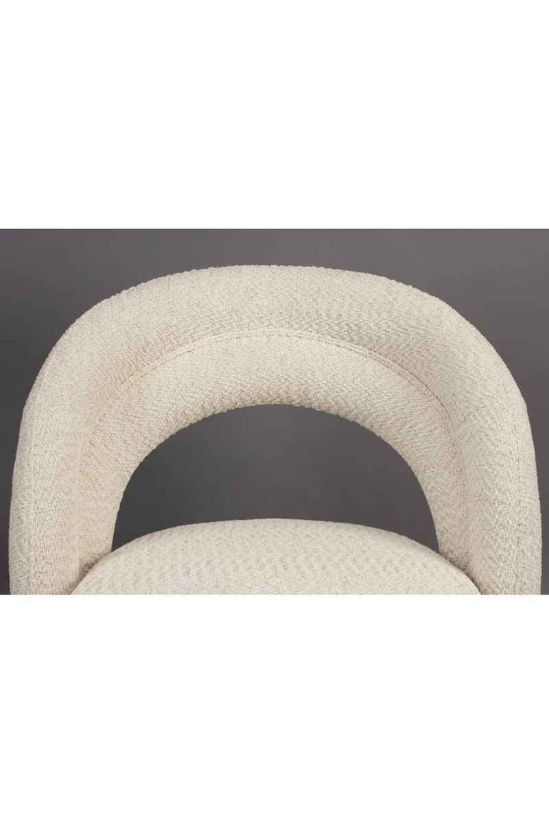 Bouclé Swivel Lounge Chair | Dutchbone Seina | Oroatrade.com