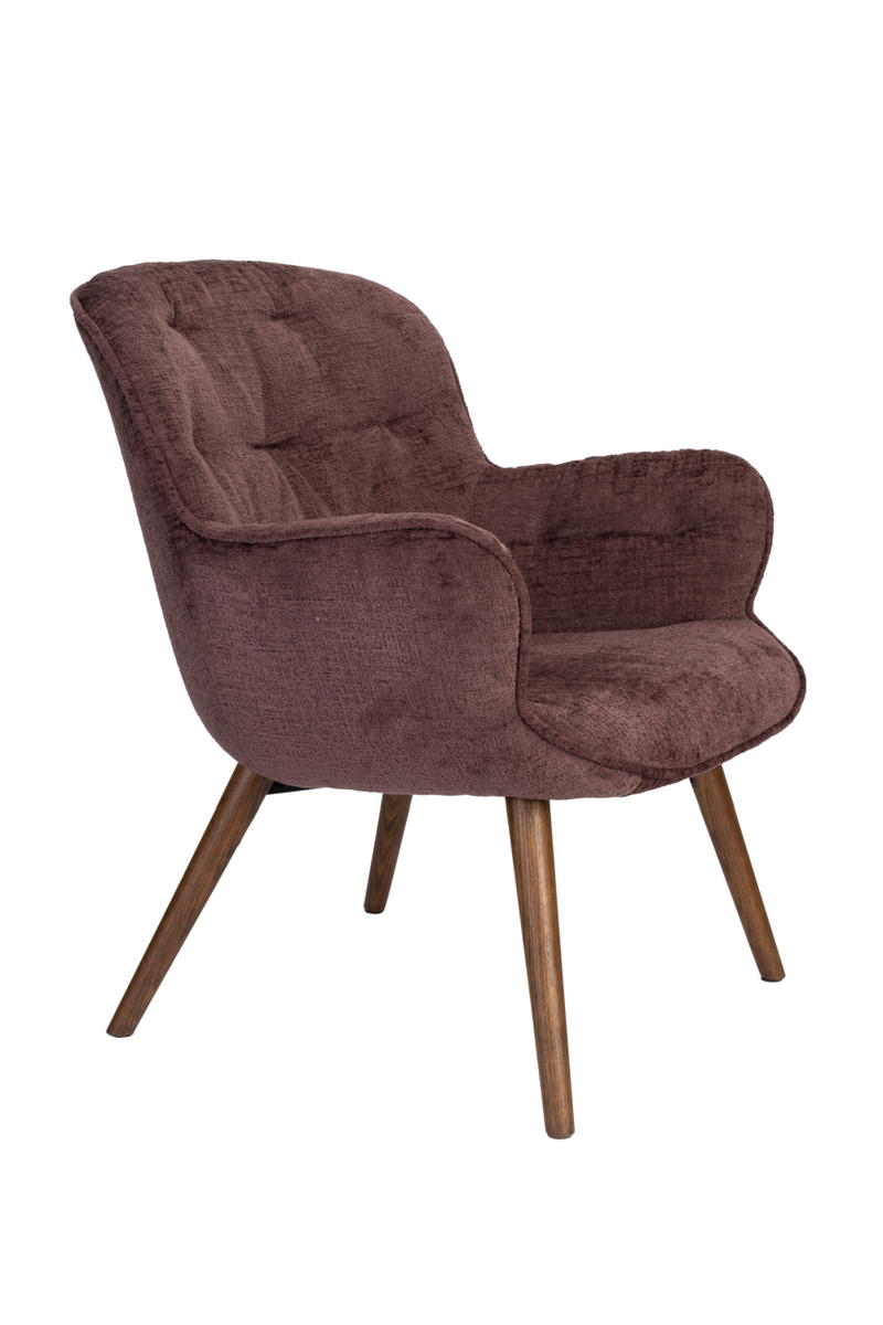 Velvet Vintage Style Lounge Chair | Dutchbone Lenn | Oroatrade.com