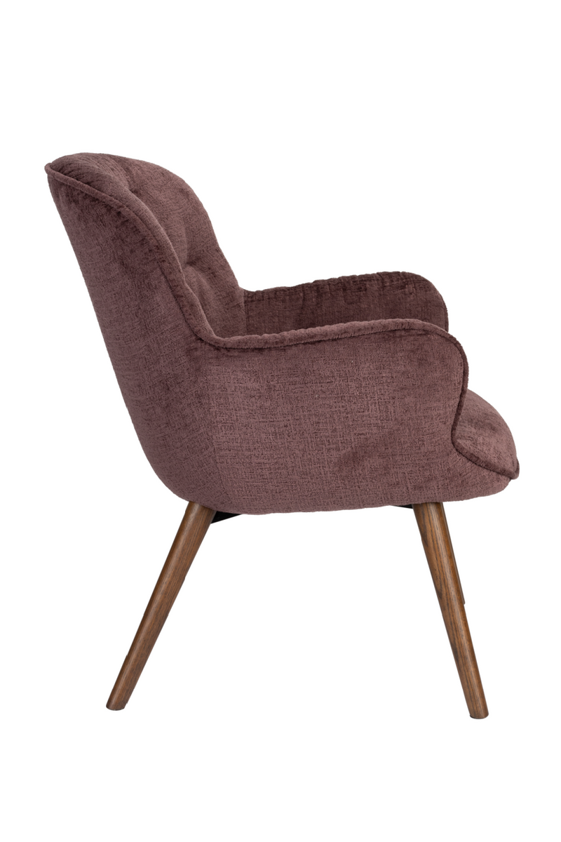 Velvet Vintage Style Lounge Chair | Dutchbone Lenn | Oroatrade.com