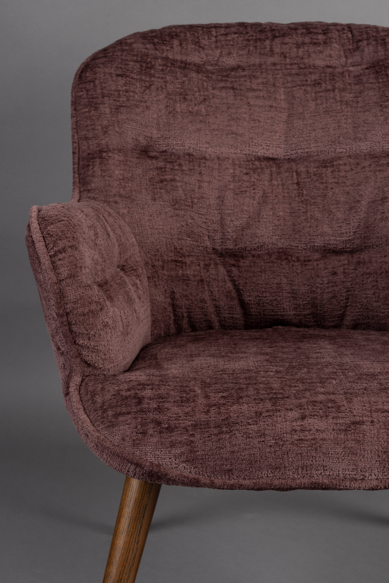 Velvet Vintage Style Lounge Chair | Dutchbone Lenn | Oroatrade.com