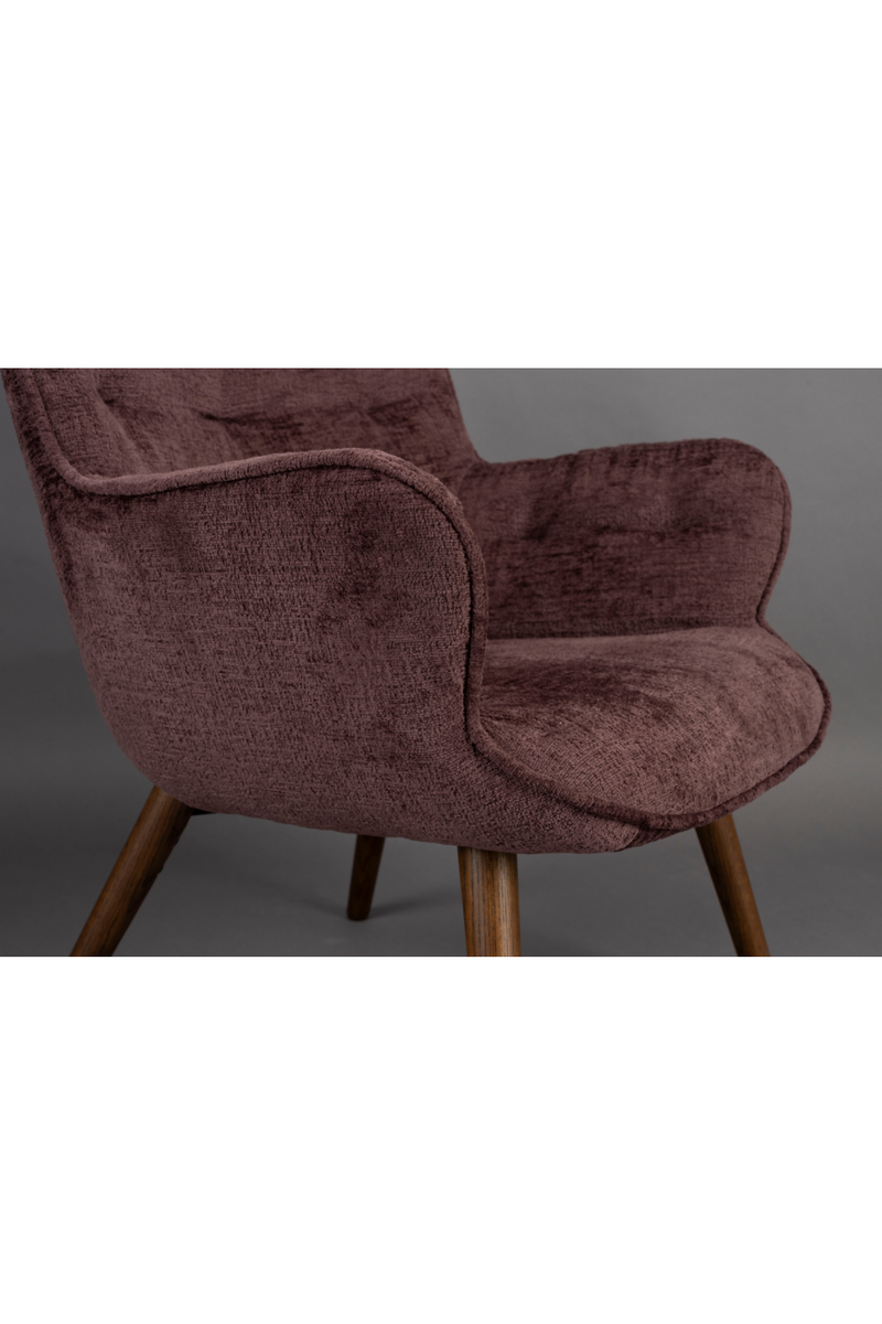 Velvet Vintage Style Lounge Chair | Dutchbone Lenn | Oroatrade.com