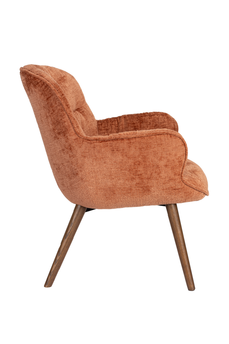 Velvet Vintage Style Lounge Chair | Dutchbone Lenn | Oroatrade.com