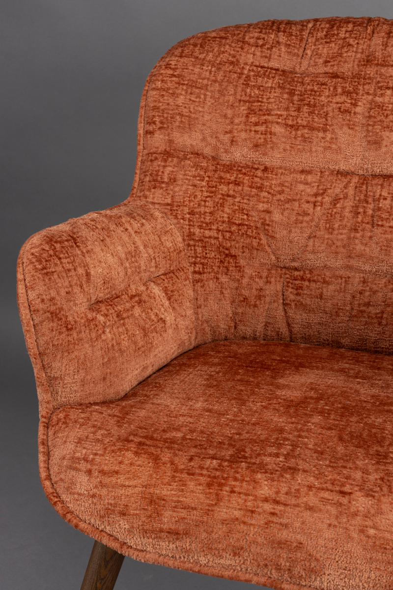 Velvet Vintage Style Lounge Chair | Dutchbone Lenn | Oroatrade.com