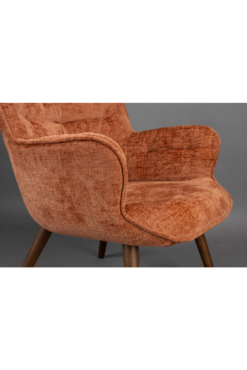 Velvet Vintage Style Lounge Chair | Dutchbone Lenn | Oroatrade.com