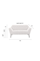 Bouclé Tufted Sofa | Dutchbone Kate | Oroatrade.com