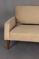 Beige Ribcord Sofa | Dutchbone Preston | Oroatrade.com