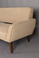Beige Ribcord Sofa | Dutchbone Preston | Oroatrade.com