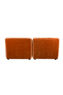 Orange Velvet Sofa | Dutchbone Giada | Oroatrade.com