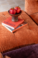 Orange Velvet Sofa | Dutchbone Giada | Oroatrade.com