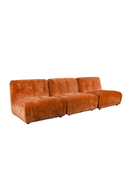 Orange Velvet Sofa | Dutchbone Giada | Oroatrade.com