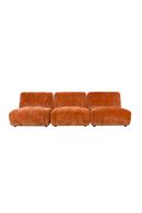 Orange Velvet Sofa | Dutchbone Giada | Oroatrade.com