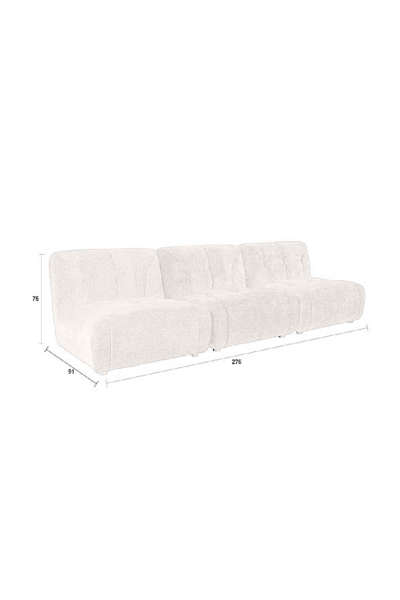 Velvet Plum 3-Seater Sofa | Dutchbone Giada | Oroatrade.com