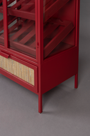 Red Wooden Wine Cabinet | Dutchbone Mori | Oroatrade.com