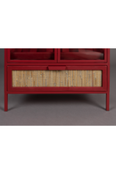 Red Wooden Wine Cabinet | Dutchbone Mori | Oroatrade.com