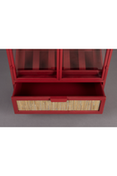 Red Wooden Wine Cabinet | Dutchbone Mori | Oroatrade.com