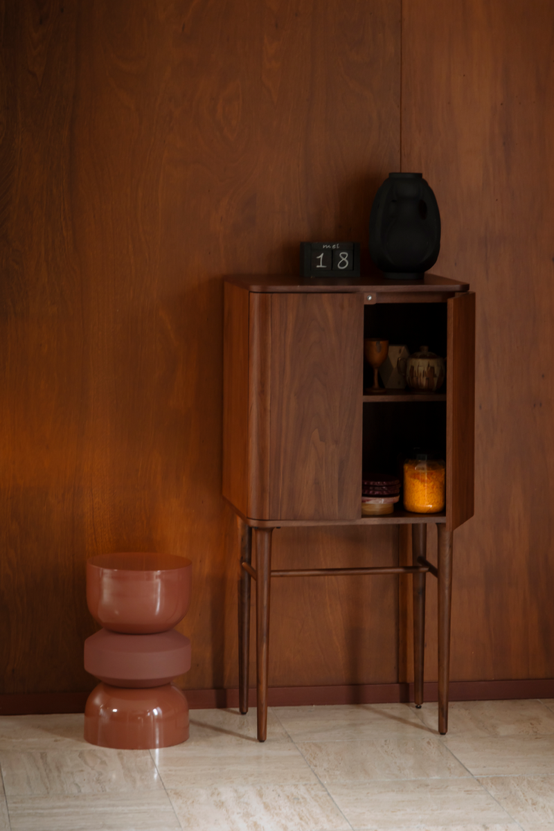 Walnut Veneer Cabinet | Dutchbone Morrison | Oroatrade.com
