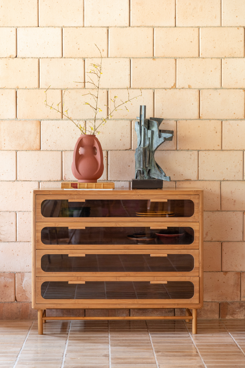 Bamboo Drawer Cabinet | Dutchbone Caroun | Oroatrade.com