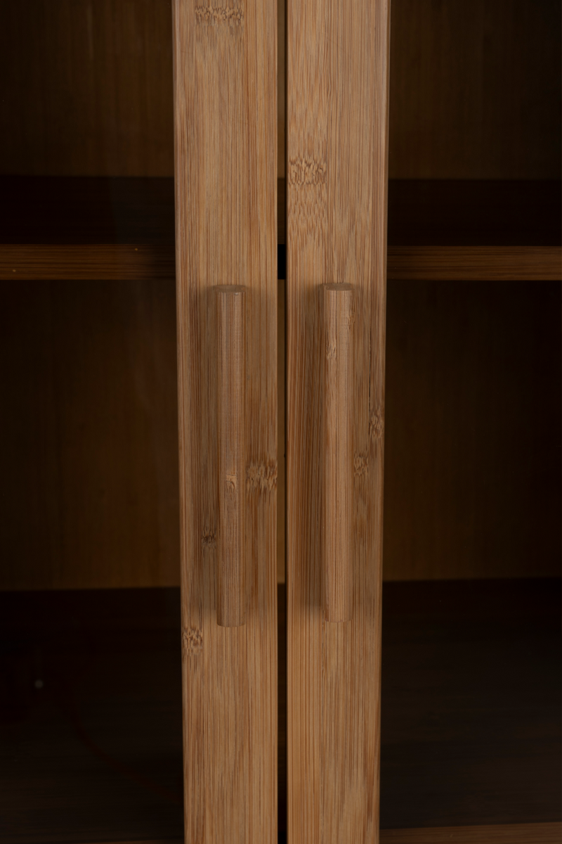 Bamboo 2-Door Cabinet | Dutchbone Caroun | Oroatrade.com