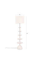 Linen Shade Floor Lamp | Dutchbone Cath | Oroatrade.com