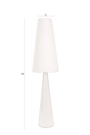 Beige Bouclé Conical Floor Lamp | Dutchbone Miki | Oroatrade.com