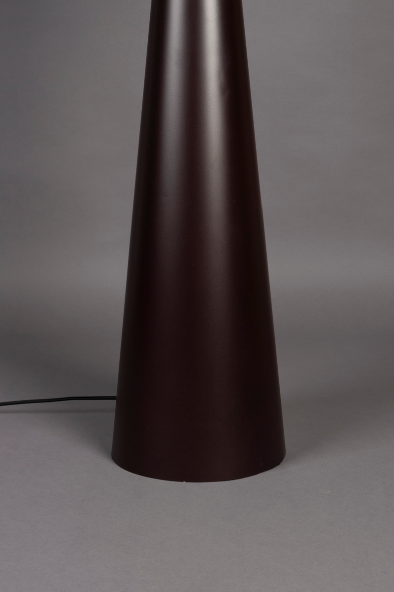 Beige Bouclé Conical Floor Lamp | Dutchbone Miki | Oroatrade.com
