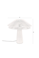 Beige Cotton Thread Table Lamp | Dutchbone Elon | Oroatrade.com