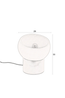 Terracotta Bowl Table Lamp | Dutchbone Zahra | Oroatrade.com