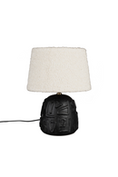White Bouclé Table Lamp | Dutchbone Renzo | Oroatrade.com