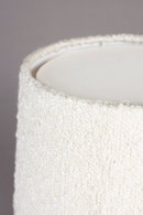 White Bouclé Table Lamp | Dutchbone Renzo | Oroatrade.com