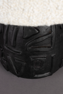 White Bouclé Table Lamp | Dutchbone Renzo | Oroatrade.com