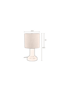 Beige Table Lamp | Dutchbone Jones | Oroatrade.com