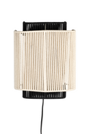 Beige Cotton Thread Wall Lamp | Dutchbone Elon | Oroatrade.com