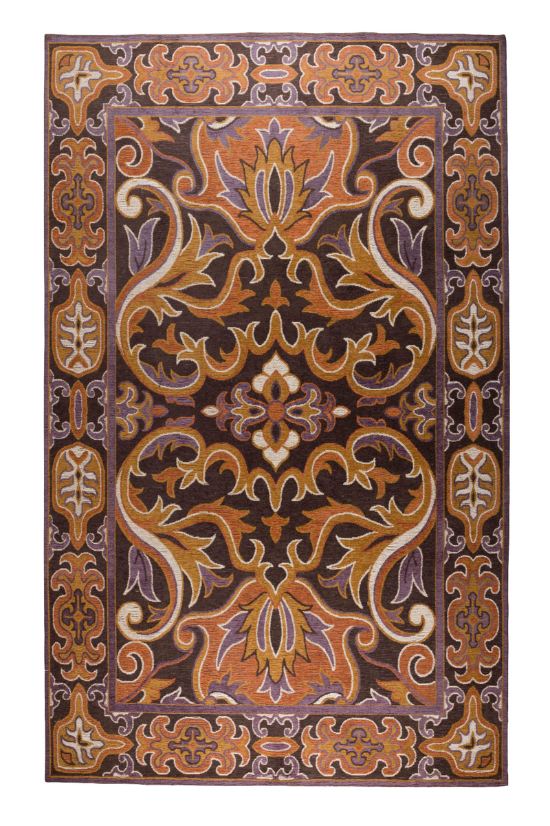 Patterned Chenille Carpet 5' x 8' | Dutchbone Bashmira | Oroatrade.com