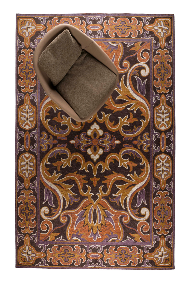 Patterned Chenille Carpet 5' x 8' | Dutchbone Bashmira | Oroatrade.com