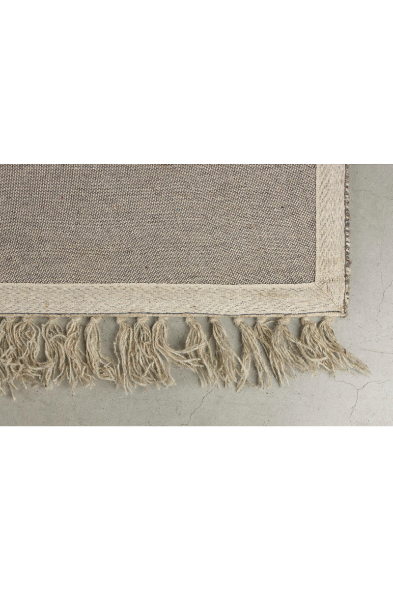 Fringed Wool Carpet 5' x 8' | Dutchbone Caminito | Oroatrade.com