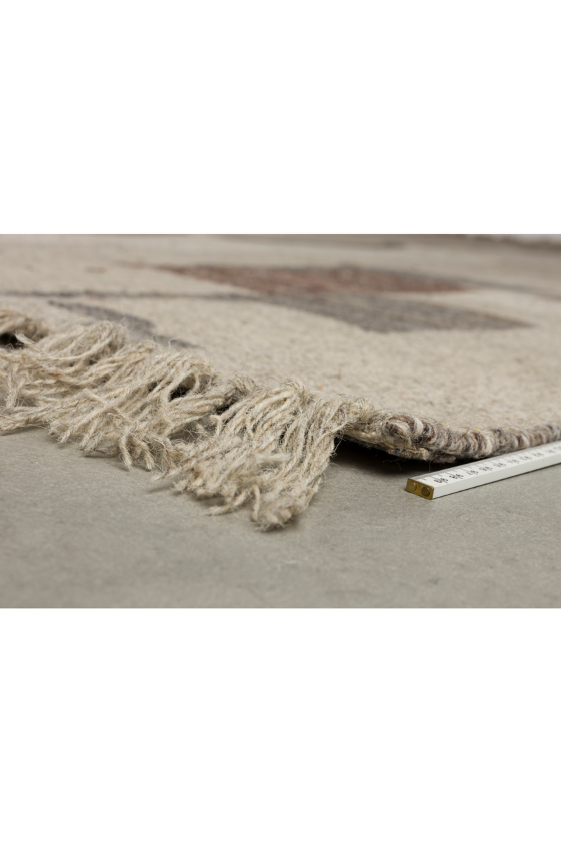 Fringed Wool Carpet 5' x 8' | Dutchbone Caminito | Oroatrade.com