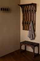 Wooden Wall Coat Rack With Shelf | Dutchbone Jakub | Oroatrade.com