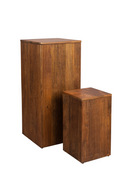 Mango Wood Plant Stand Set (2) | Dutchbone Ribble | Oroatrade.com