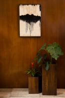 Mango Wood Plant Stand Set (2) | Dutchbone Ribble | Oroatrade.com