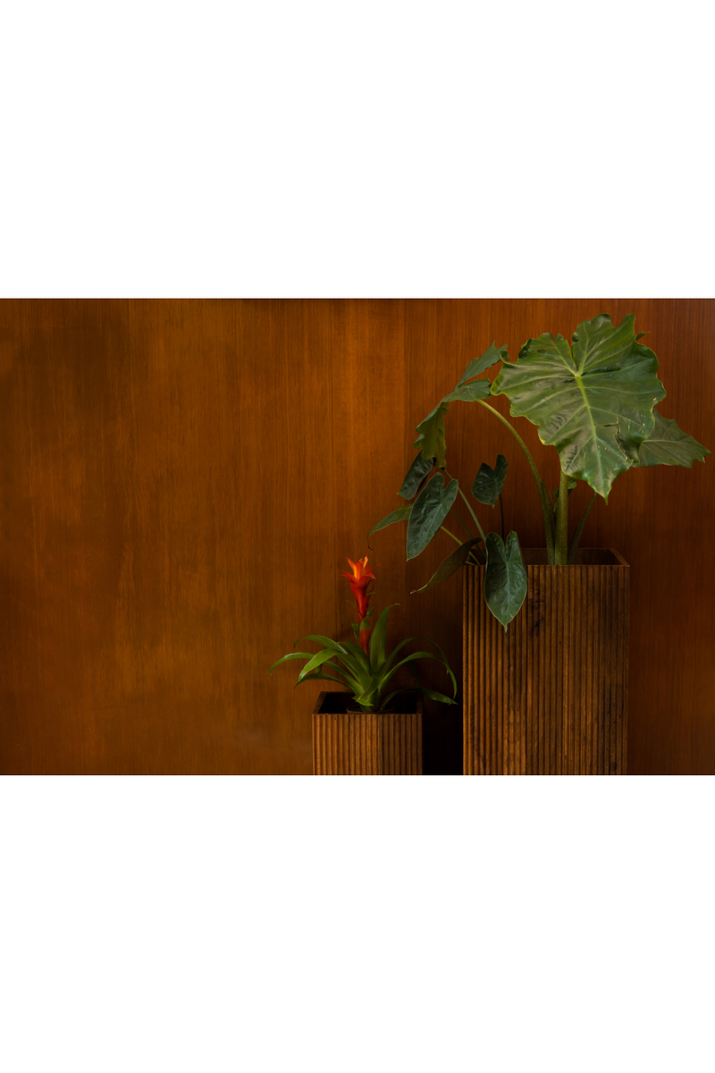 Mango Wood Plant Stand Set (2) | Dutchbone Ribble | Oroatrade.com