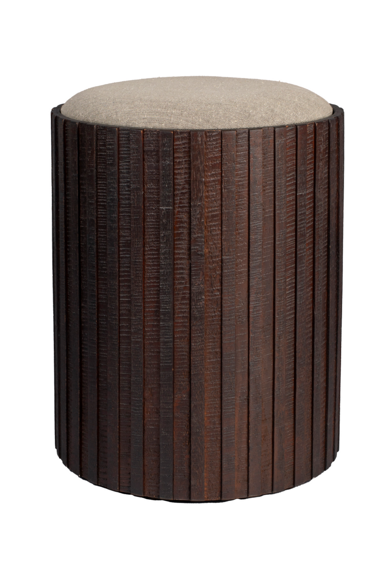 Teak Storage Pouf | Dutchbone Bay | Oroatrade.com