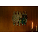 Hospitality furniture - Gold Diamond-Shaped Mirror - www.oroatrade.com
