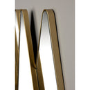 Hospitality furniture - Gold Diamond-Shaped Mirror - www.oroatrade.com