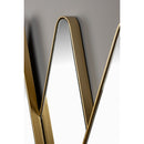 Hospitality furniture - Gold Diamond-Shaped Mirror - www.oroatrade.com