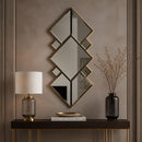 Hospitality furniture - Connected Diamond-Shaped Mirror - www.oroatrade.com