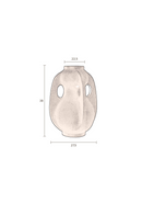 Black Aluminum Vase L | Dutchbone Thiago | Oroatrade.com