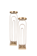 Vintage Gold Candle Holder L | Dutchbone Proa | Oroatrade.com